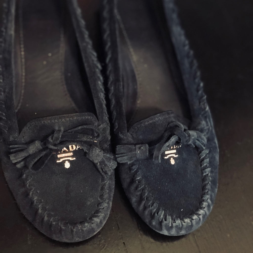 Prada Moccasins Suede